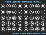 Metro Icons for Windows Phone 7 screenshot